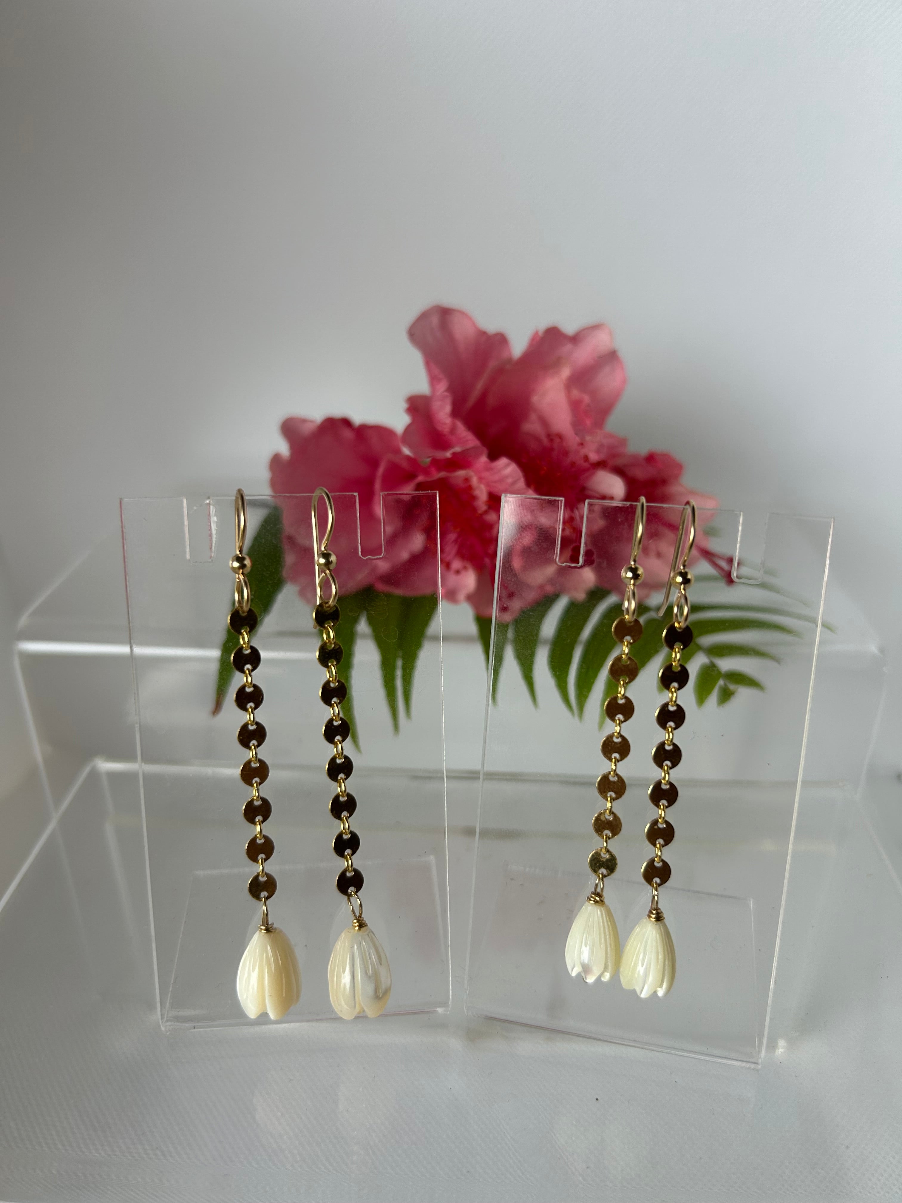 Coin Chain Earrings