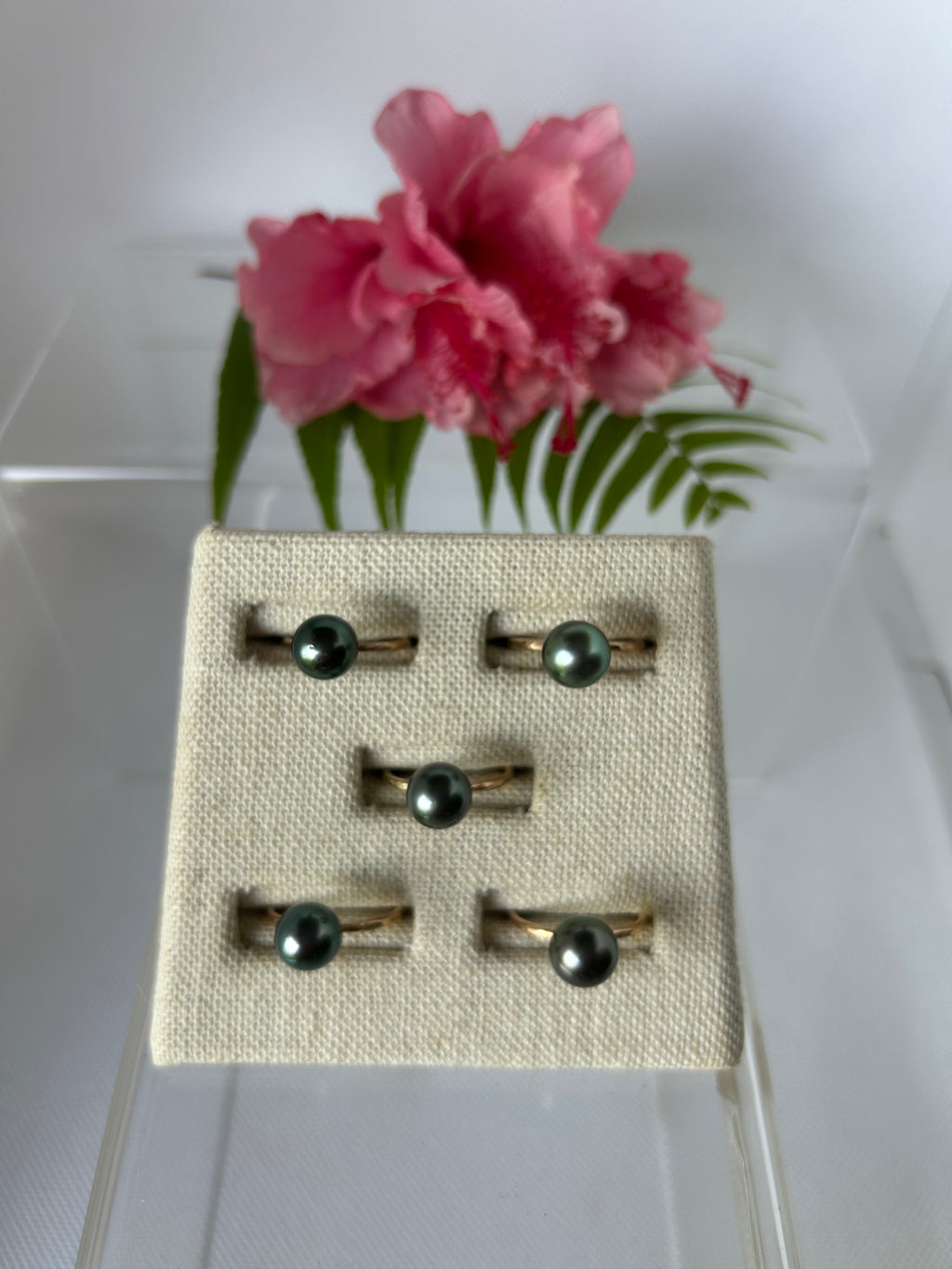 Simple Tahitian Pearl Ring