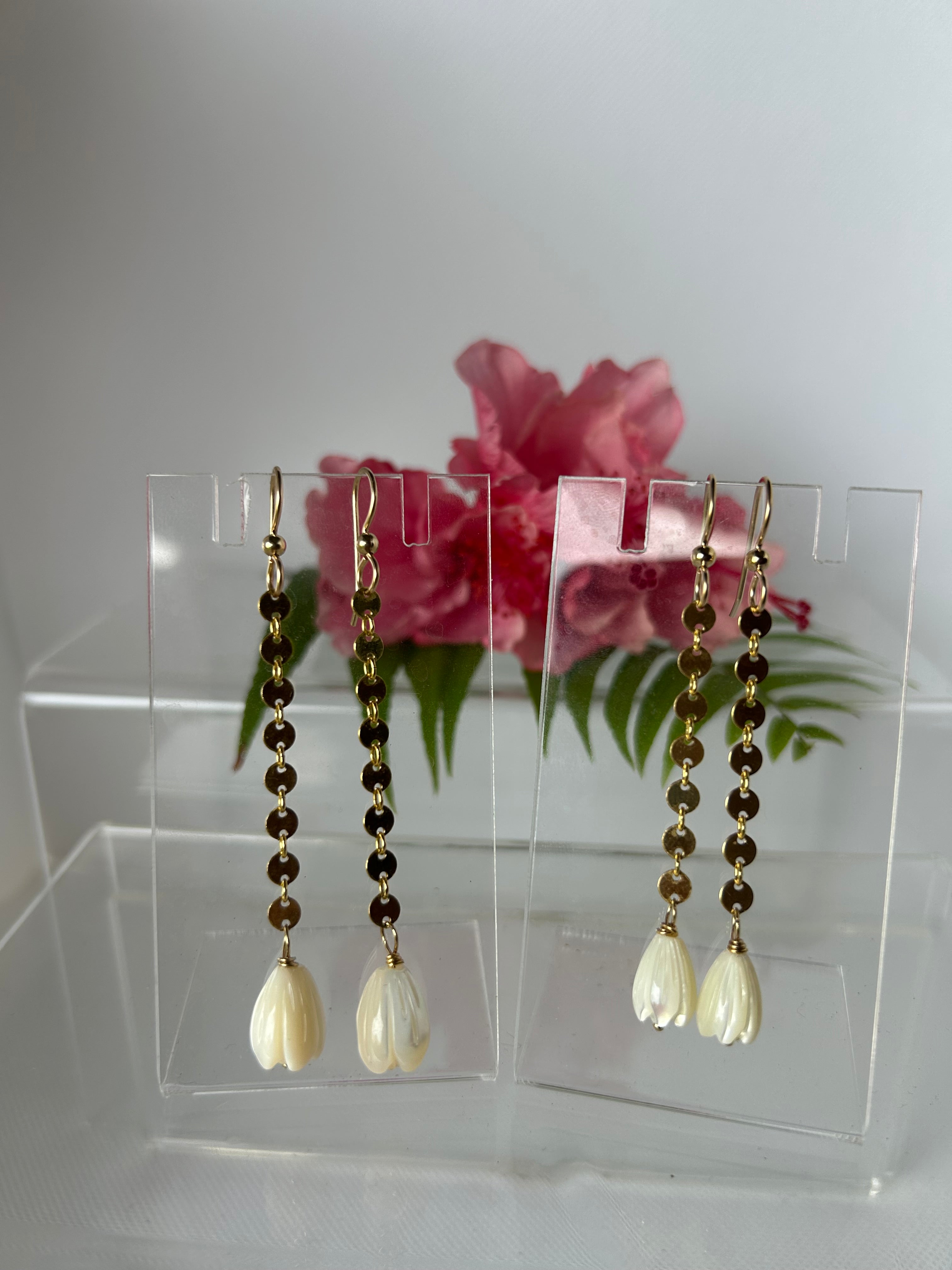 Coin Chain Earrings