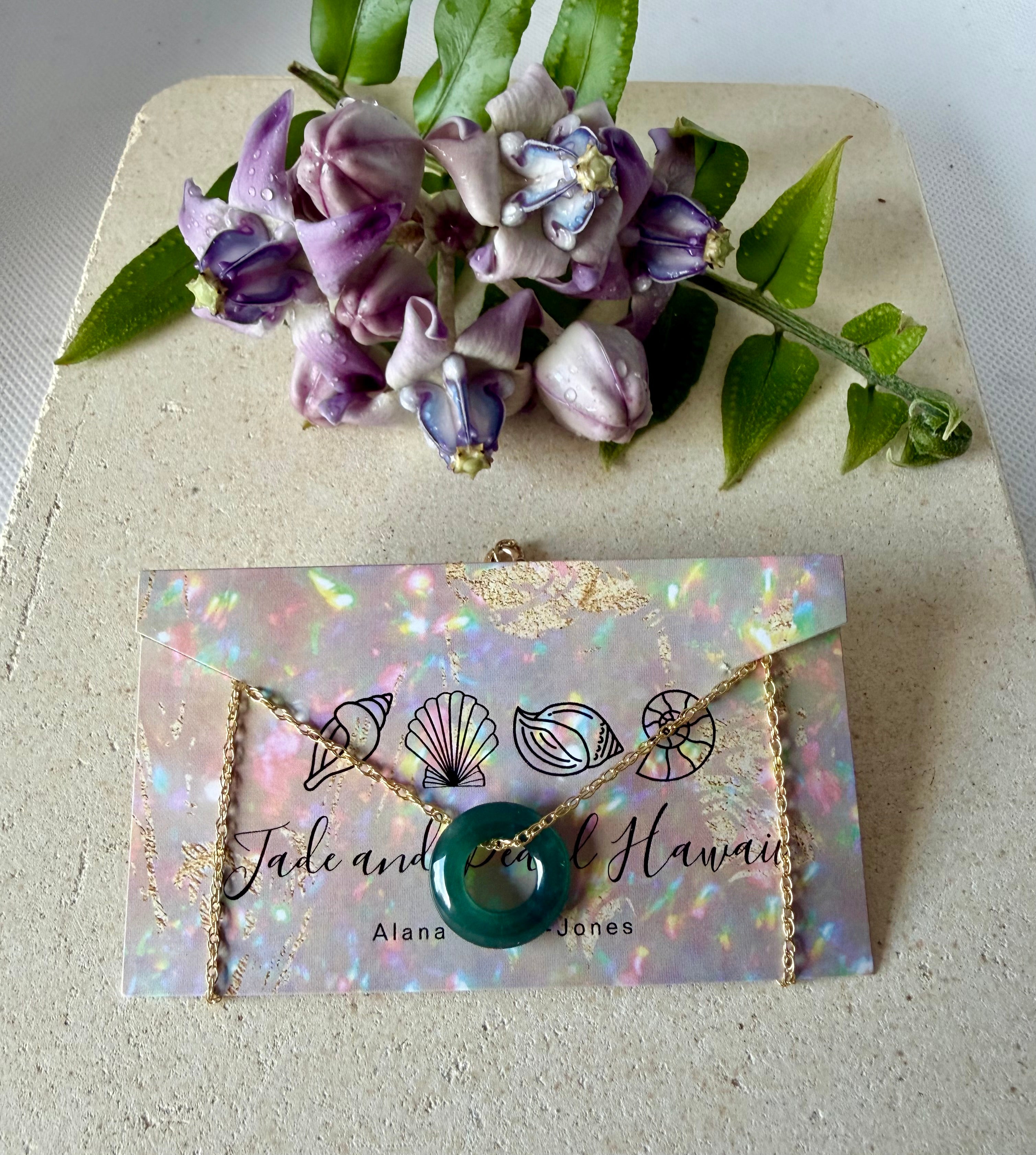 Blue Jade Necklace