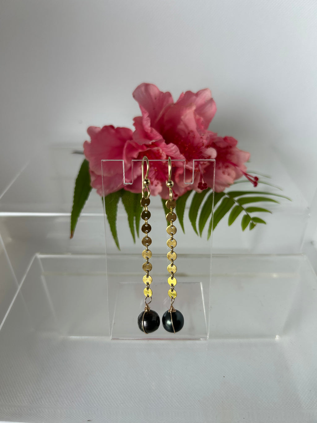 Coin Chain Earrings