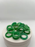 Green Jade Rings