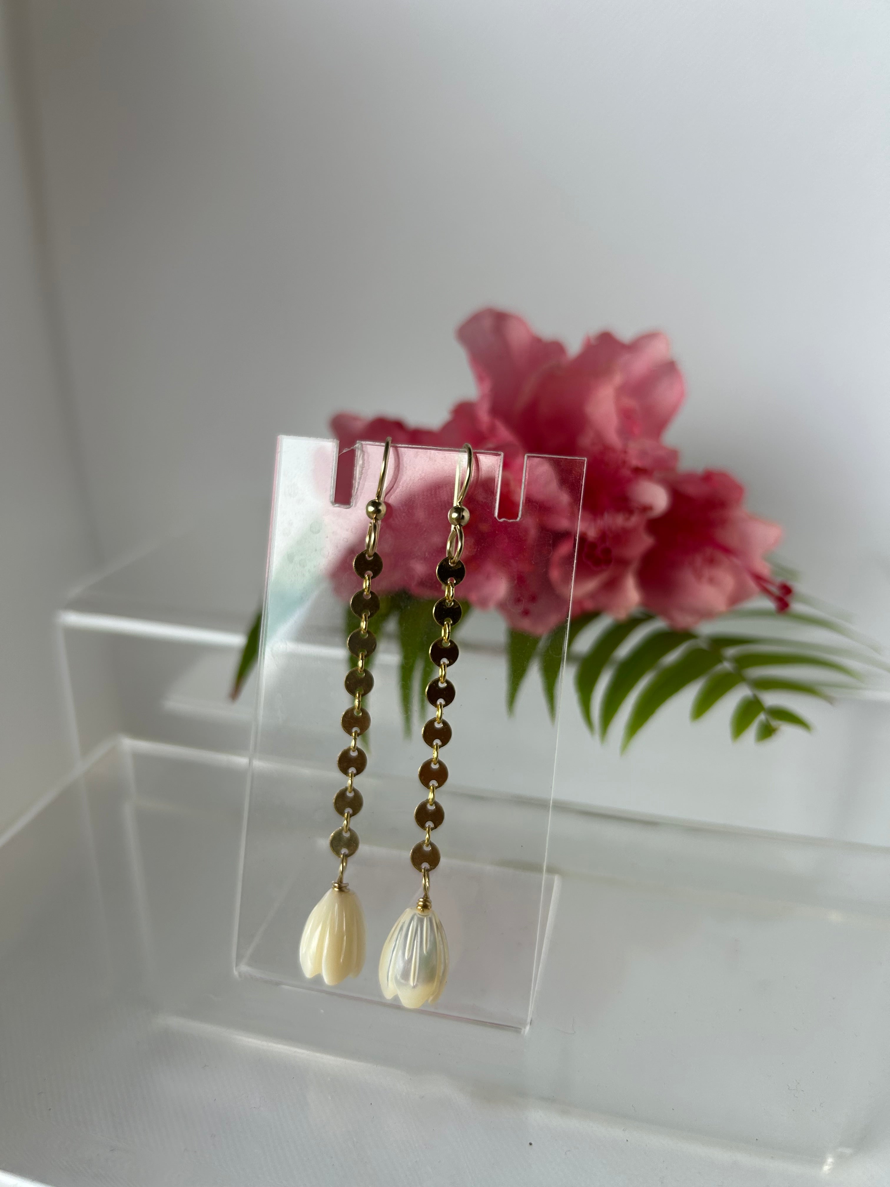 Coin Chain Earrings