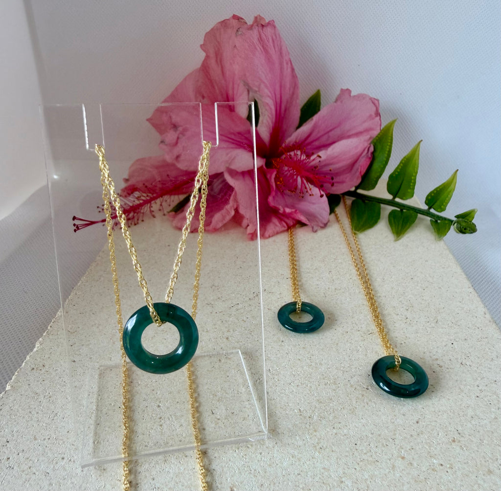 Blue Jade Necklace
