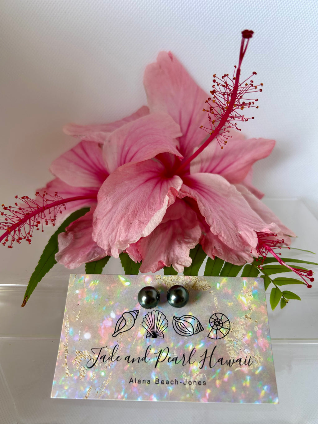 Tahitian Pearl Stud Earrings