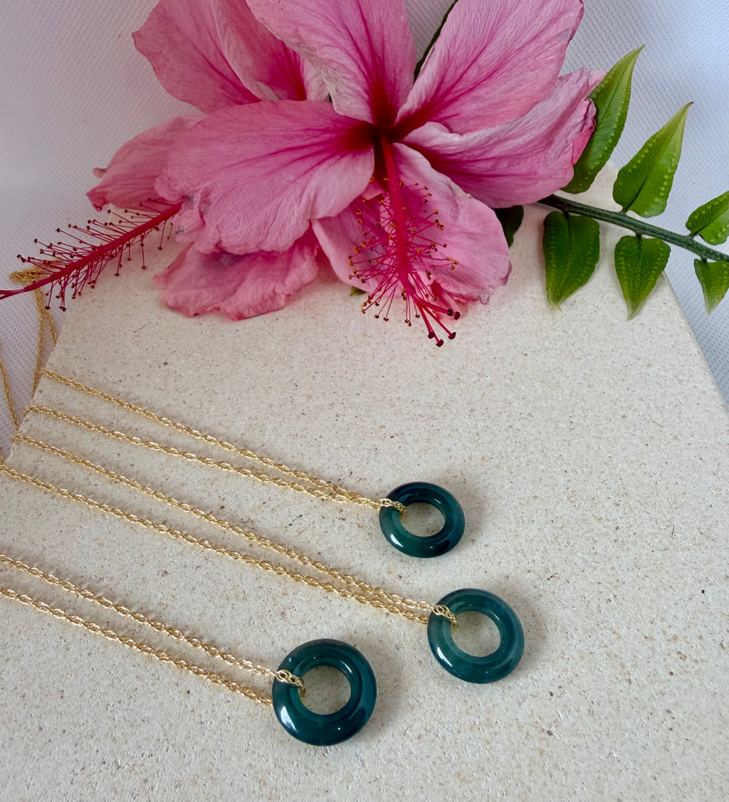 Blue Jade Necklace
