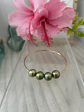 Pistachio Multi-Pearl Bangle