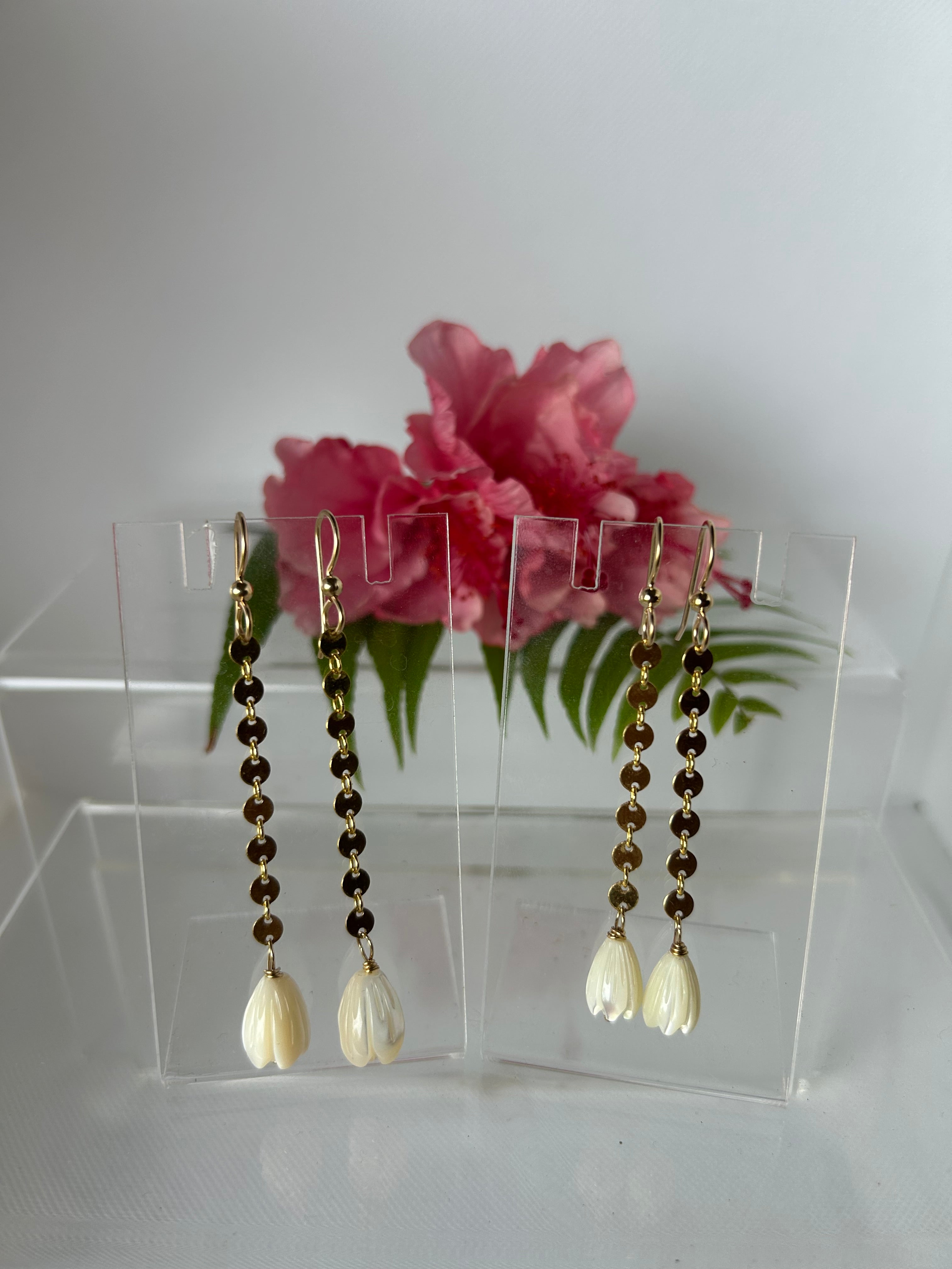 Coin Chain Earrings