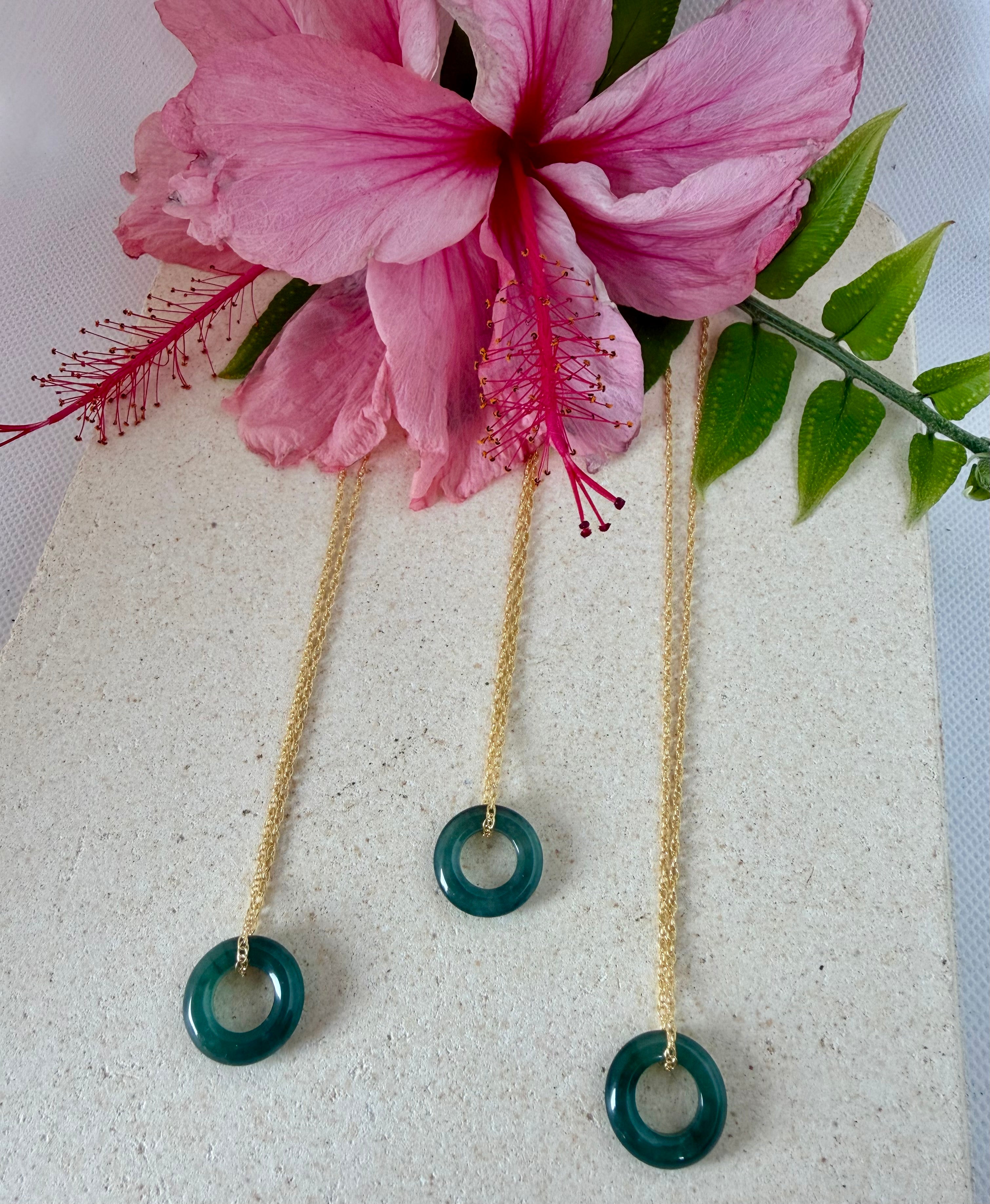 Blue Jade Necklace