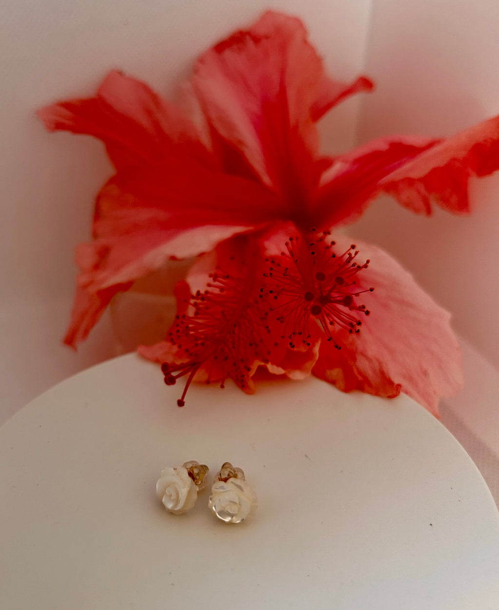 Mother of Pearl Stud Earrings