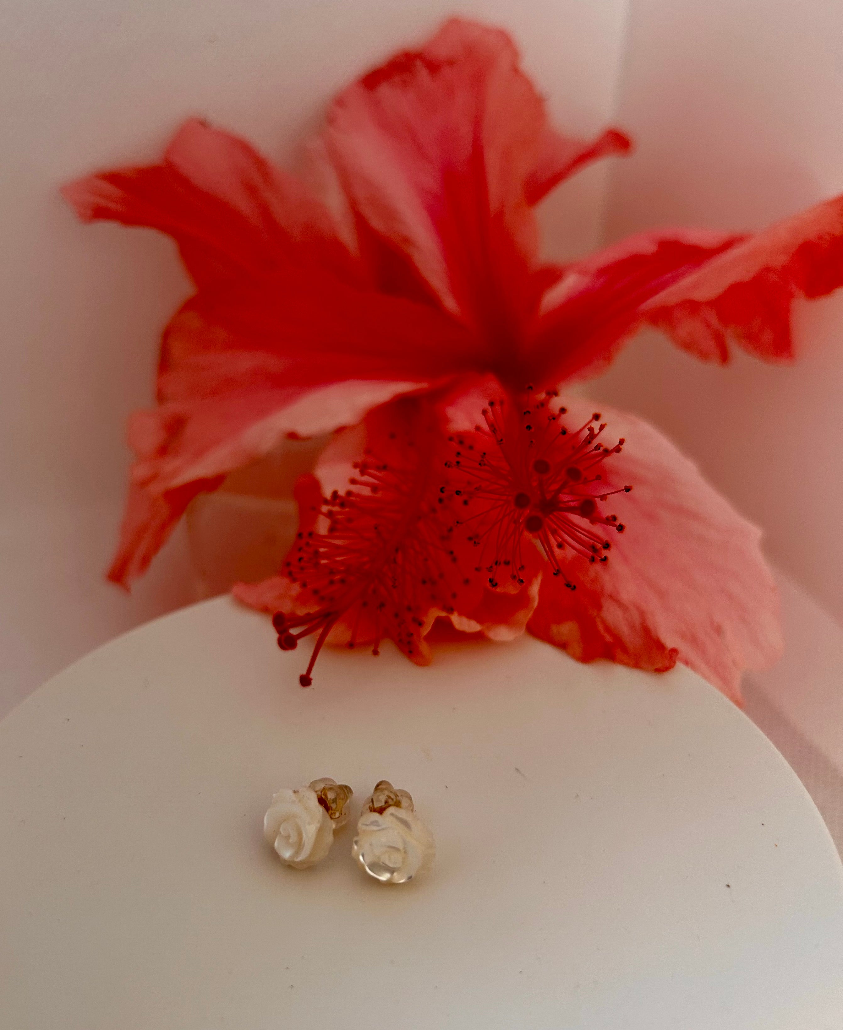Mother of Pearl Stud Earrings