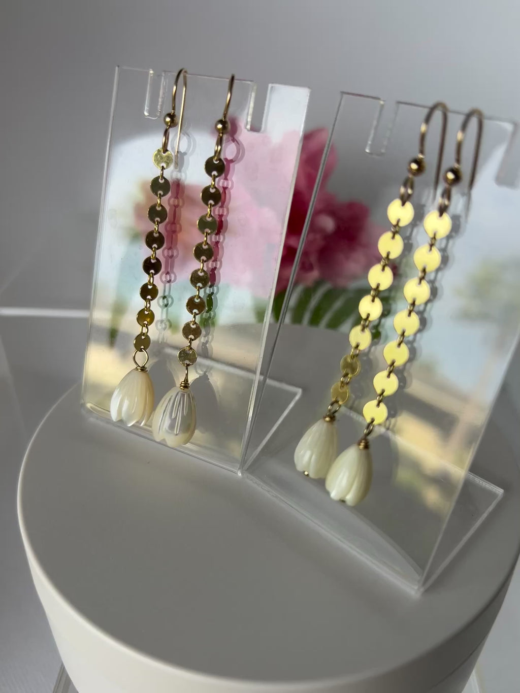 Coin Chain Earrings